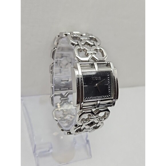 Versus Versace Womens Square Stainless Steel Bracelet Watch Quartz New Battery - Picture 3 of 11